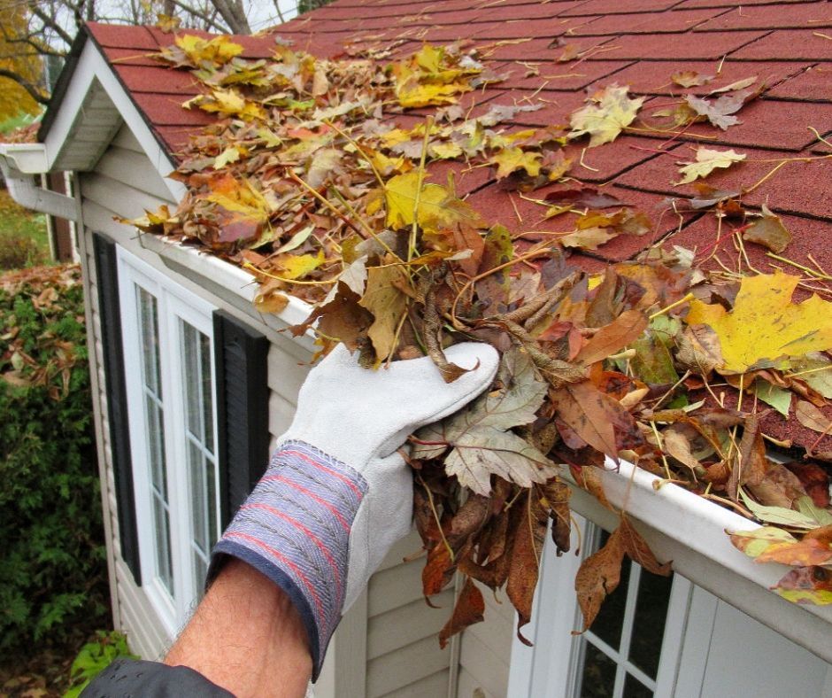 Gutter cleaning blocked gutters in Frankston